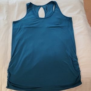 Lucy racerback teal tank, size 2X